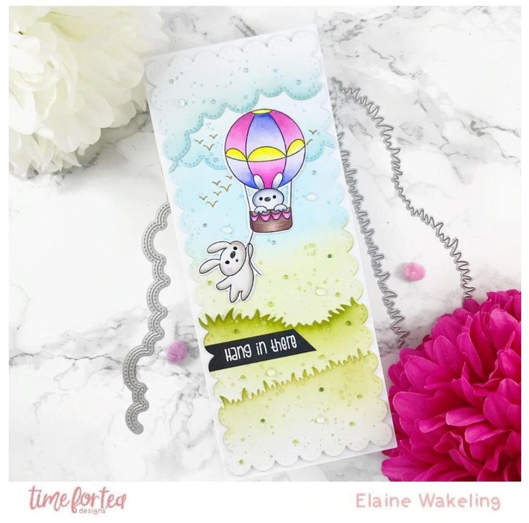 Time For Tea - Up Up & Away - Stamp Set - 4x6 Time For Tea