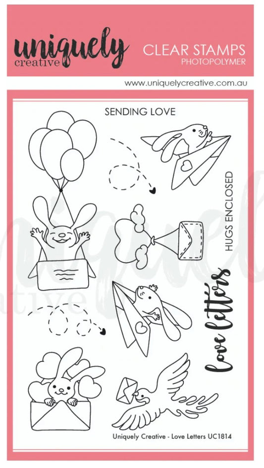 Uniquely Creative - Love Letters Stamp Uniquely Creative