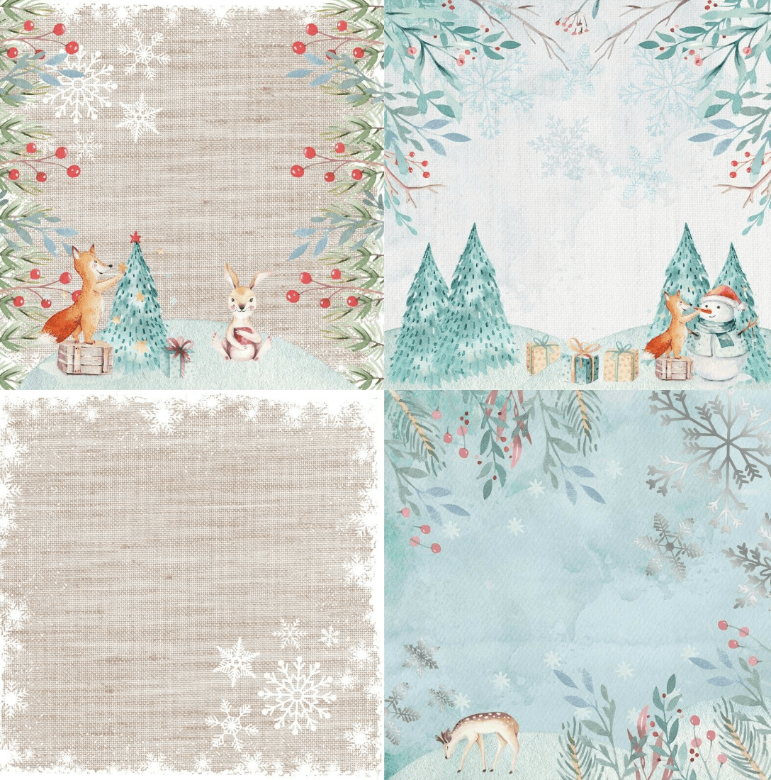 Watercolor Christmas - Signature Collection - 6x6 Inch - Messy Papercrafts