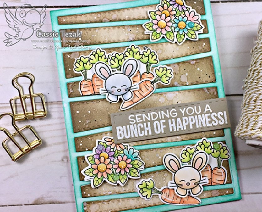 Your Next Stamp - All Aboard Bunch Of Happiness Stamp Set - 4×6 Inch Your Next Stamp