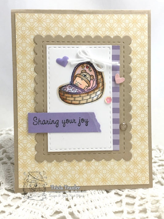 Your Next Stamp - Baby Blessings Stamp Set
- 4x8 Inch Your Next Stamp