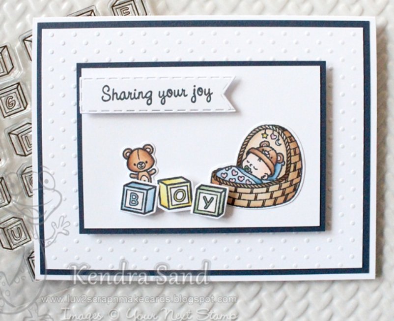 Your Next Stamp - Baby Blessings Stamp Set
- 4x8 Inch Your Next Stamp