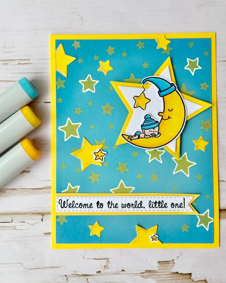 Your Next Stamp - Baby Blessings Stamp Set
- 4x8 Inch Your Next Stamp