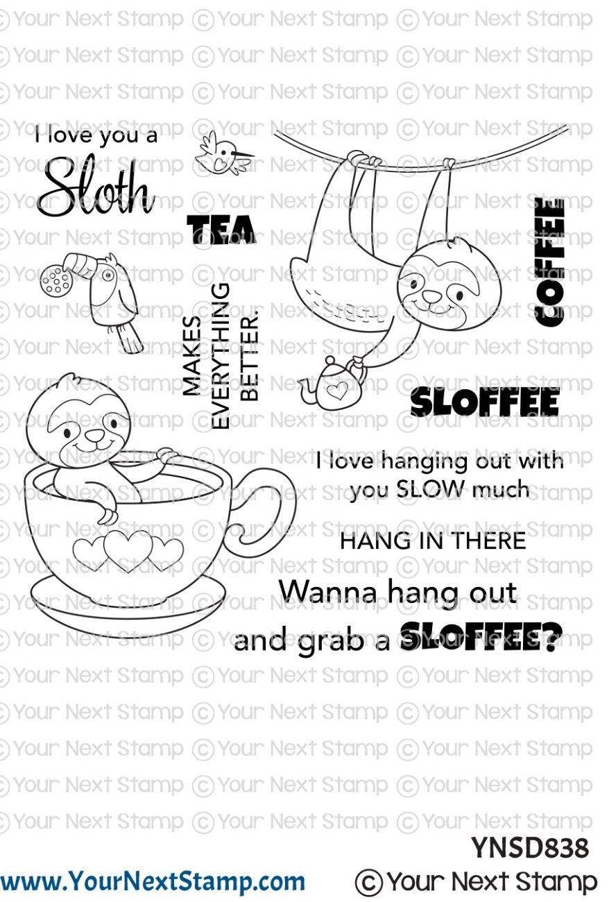 Your Next Stamp - Sloffee - 4x4 Inch Your Next Stamp