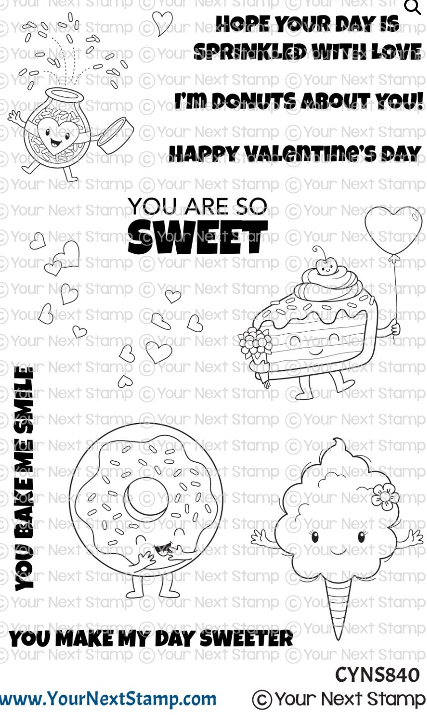 Your Next Stamp - Sprinkled With Love Stamp Set
- 4x6 Inch Your Next Stamp